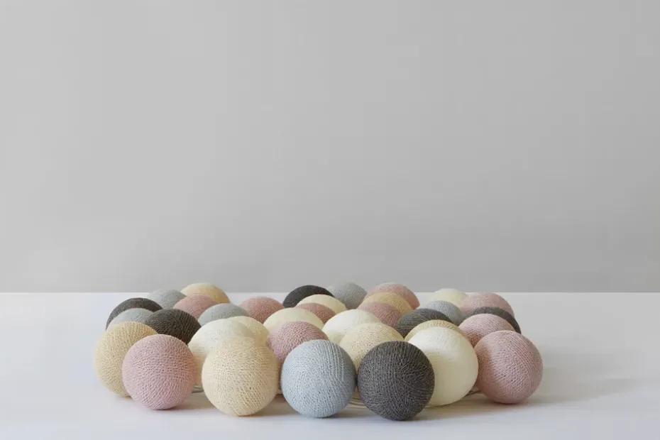 Guirnalda de luces Iris lights Blush, 20 bolas