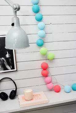 Guirnalda de luces Irislights Neon, 20 bolas