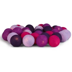 Guirnalda de luces Vivid Violet, 20 bolas