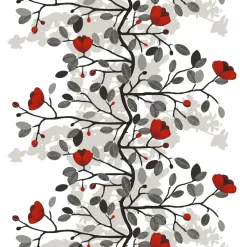 Hule Ofelia, rojo-marrón