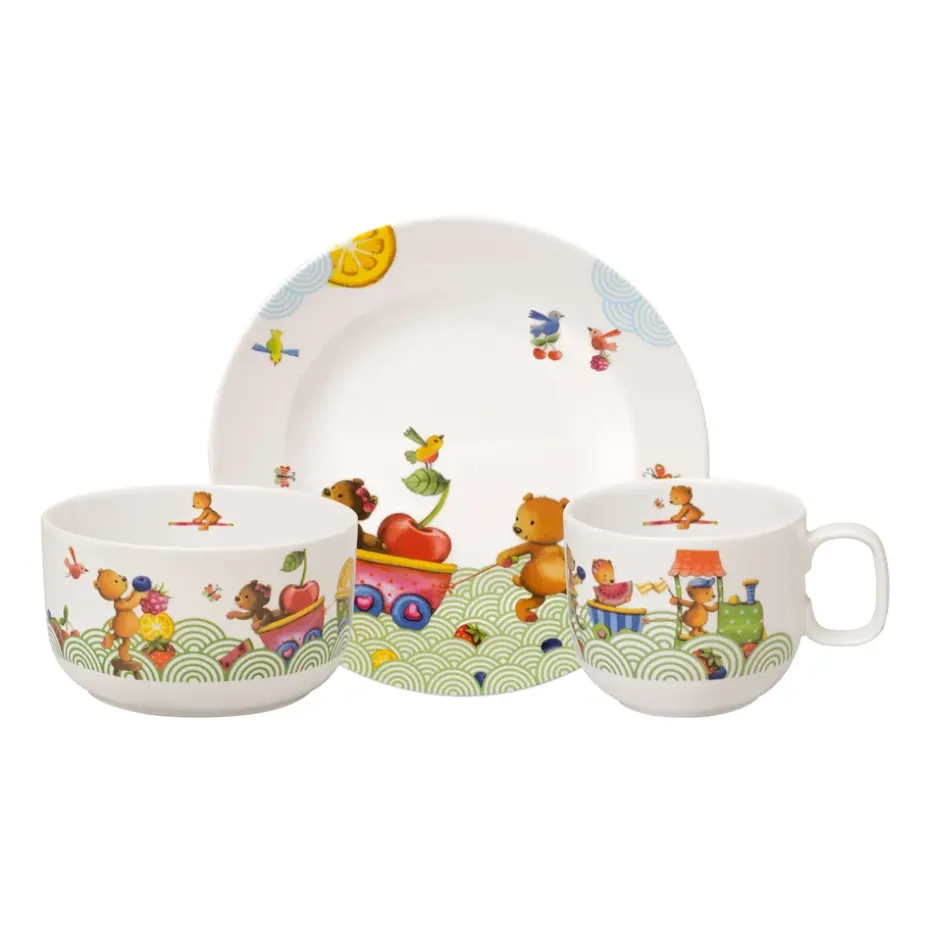 Hungry as a Bear Vajilla infantil, 3 piezas