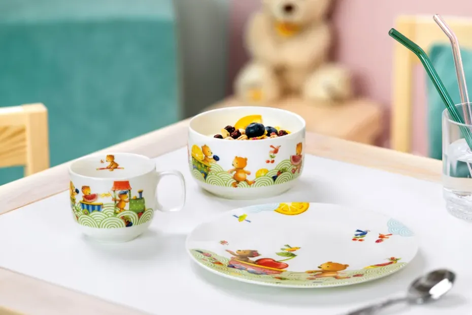 Hungry as a Bear Vajilla infantil, 3 piezas