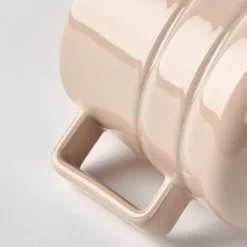 Jarra de leche Lines 50 cl, Beige