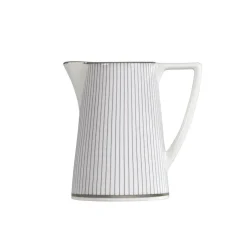 Jarra de leche Pin Stripe 20 cl, blanco