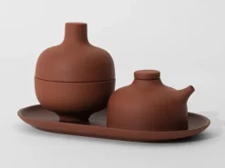 Jarra de soja Sand 12 cl, Red clay