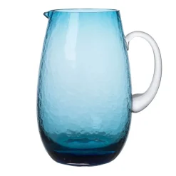 Jarra Hammered, azul