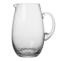 Jarra Hammered, transparente