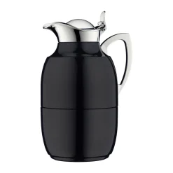 Jarra termo Juwel 1 l, Negro brillante-inoxidable negro