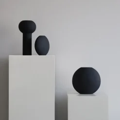 Jarrón Pillar 24 cm, Black