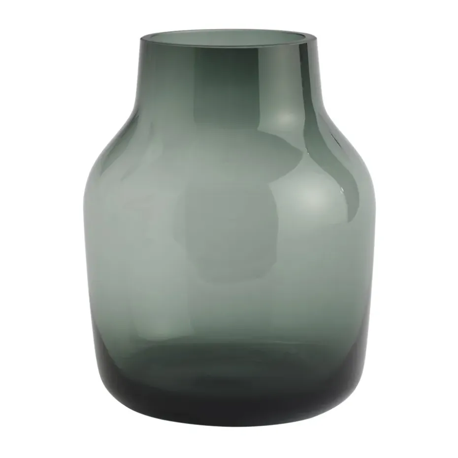 Jarrón Silent Ø15 cm, Dark Green