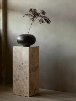 Jarrón Surround 17,5 cm, Madera de mango