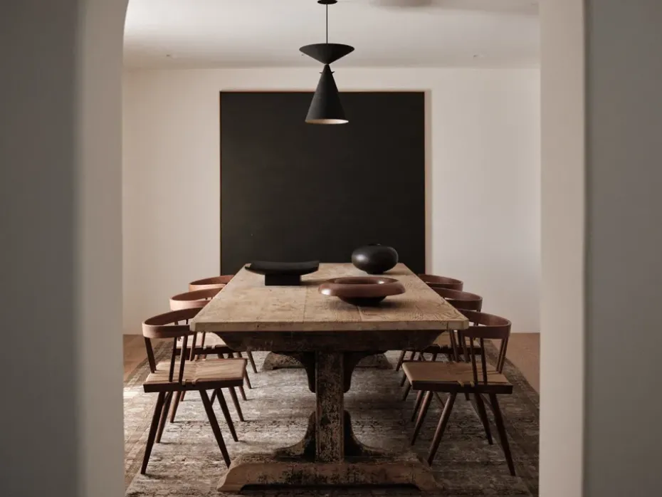 Jarrón Surround 17,5 cm, Madera de mango