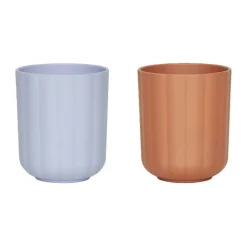 Juego de 2 tazas Pullo, Caramel-ice blue