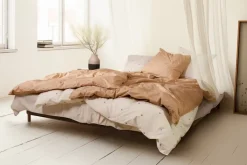 Juego de cama Daisy 150x210 cm, Sand-blanco