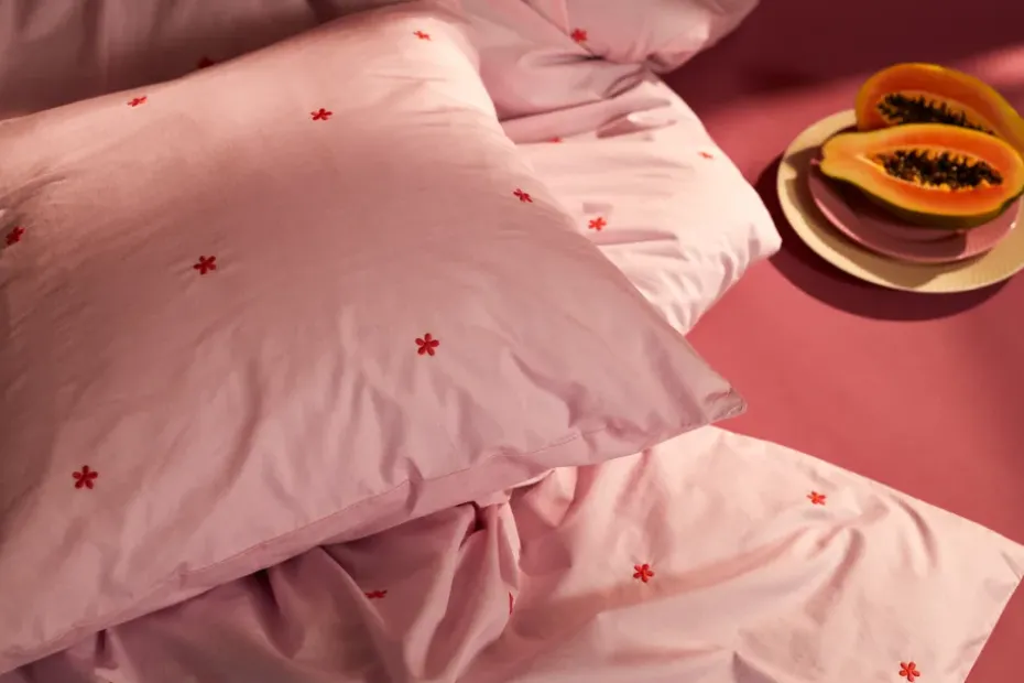 Juego de cama Daisy 150x210 cm, Pink-rojo