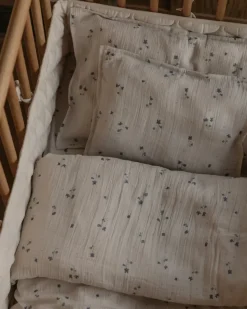 Juego de cama junior Viola Muslin, 100x130 cm/35x55 cm