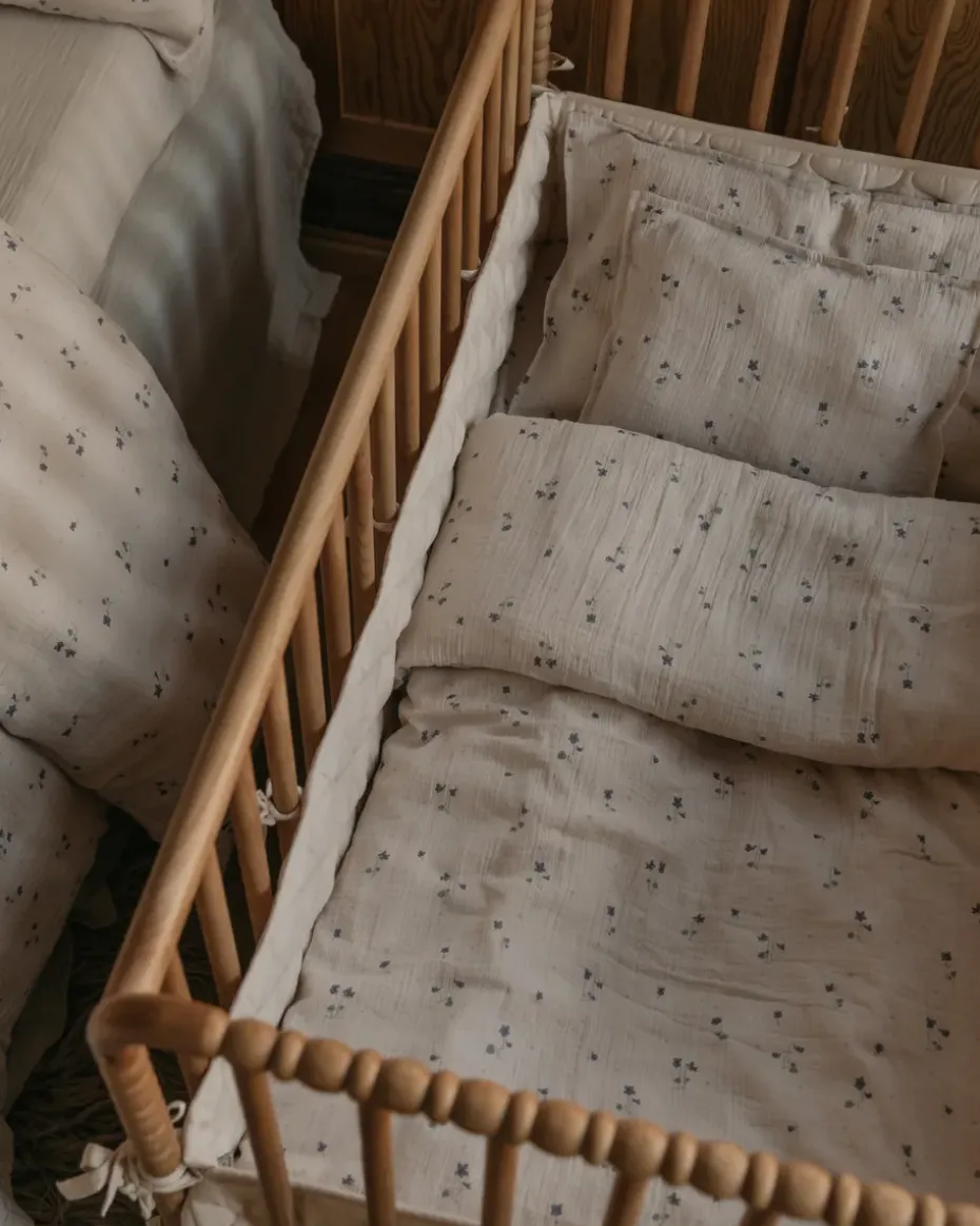 Juego de cama junior Viola Muslin, 100x140 cm/40x60 cm