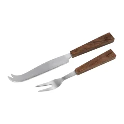Juego de cubiertos Ernst para queso, 2 piezas, Acacia