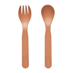 Juego de cubiertos para niños Pullo, Caramel