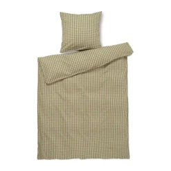 Juego de funda nórdica Bæk&Bølge 140x220 cm, Verde-rosa claro