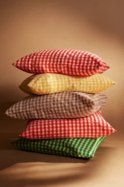 Juego de funda nórdica Bæk&Bølge 150x210 cm, Rojo-amarillo