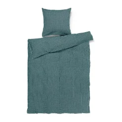 Juego de funda nórdica Bæk&Bølge 150x210 cm, Verde-azul claro