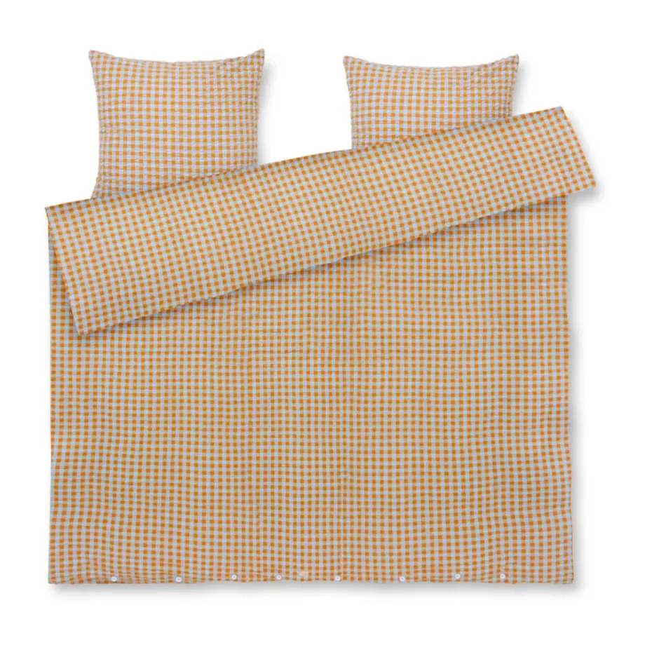 Juego de funda nórdica Bæk&Bølge 220x220 cm, Azul claro-arena