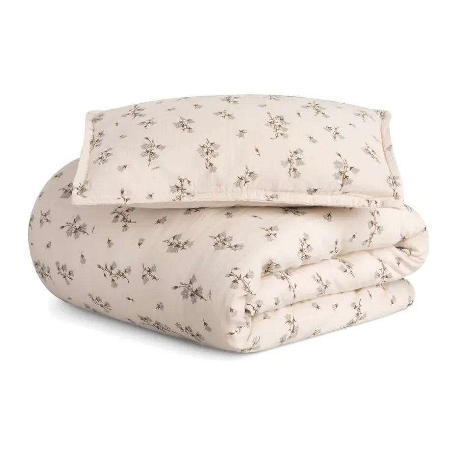 Juego de funda nórdica Bluebell Muslin junior, 100x130 cm/35x55 cm
