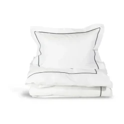 Juego de funda nórdica Carl 150x210 cm, Blanco