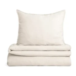 Juego de funda nórdica Eggshell Muslin, 140x200 cm/50x70 cm