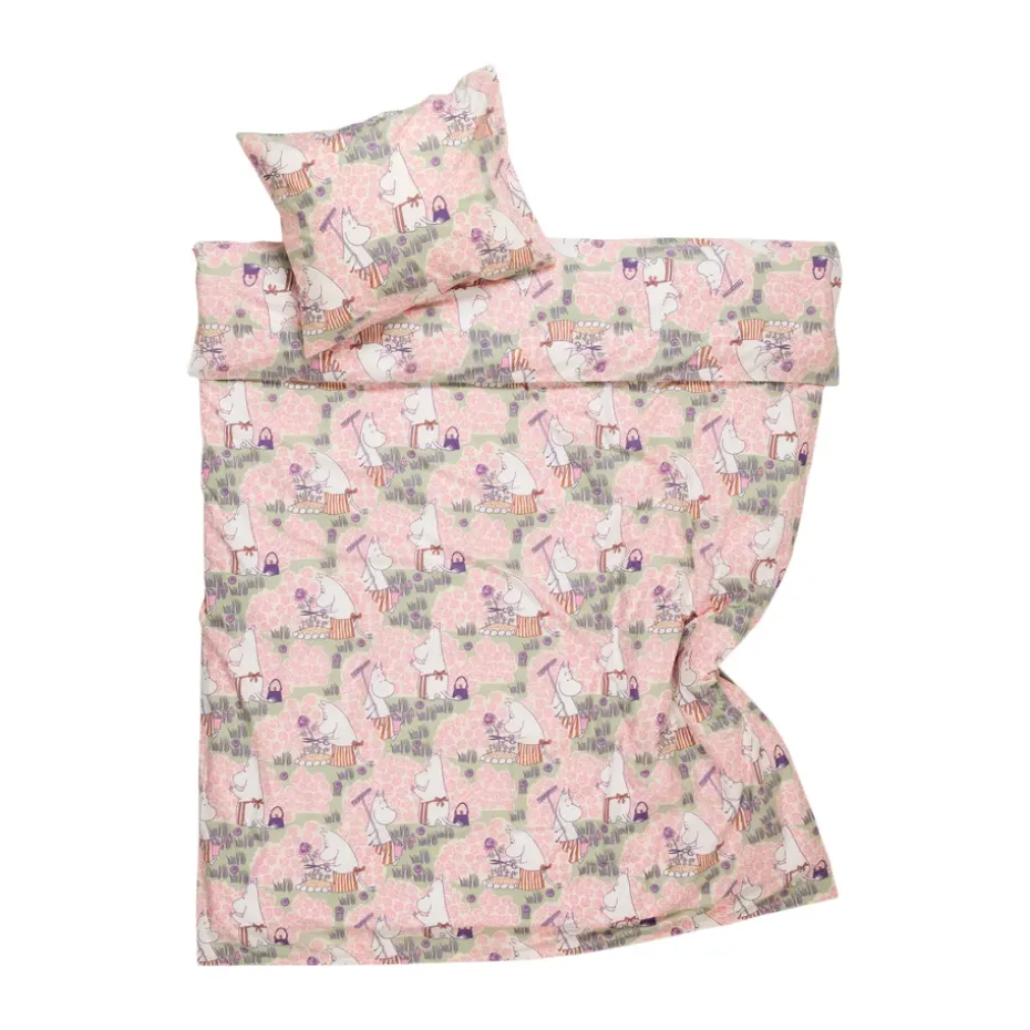 Juego de funda nórdica Mumin 150x210 cm, Rosaleda