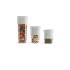 Kit de almacenamiento flip Lékué 5 piezas, Verde