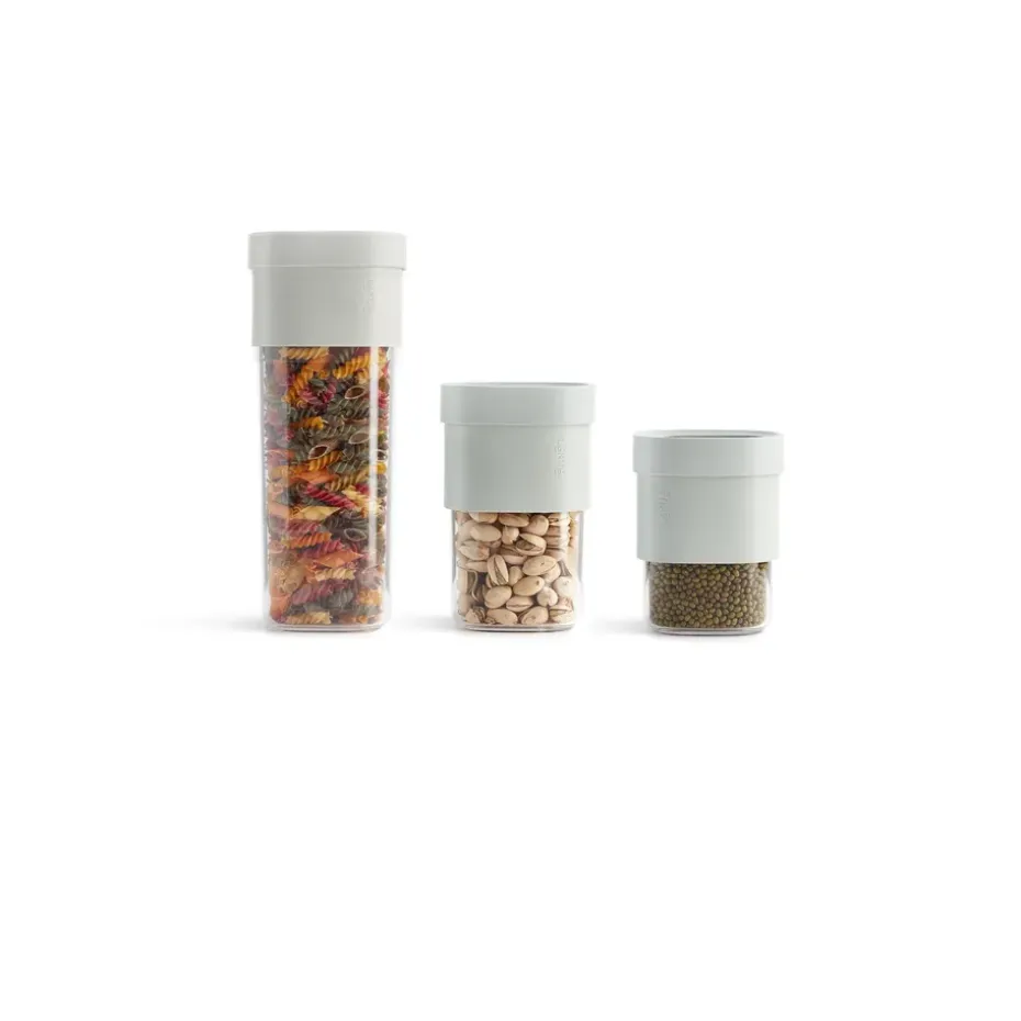 Kit de almacenamiento flip Lékué 5 piezas, Verde