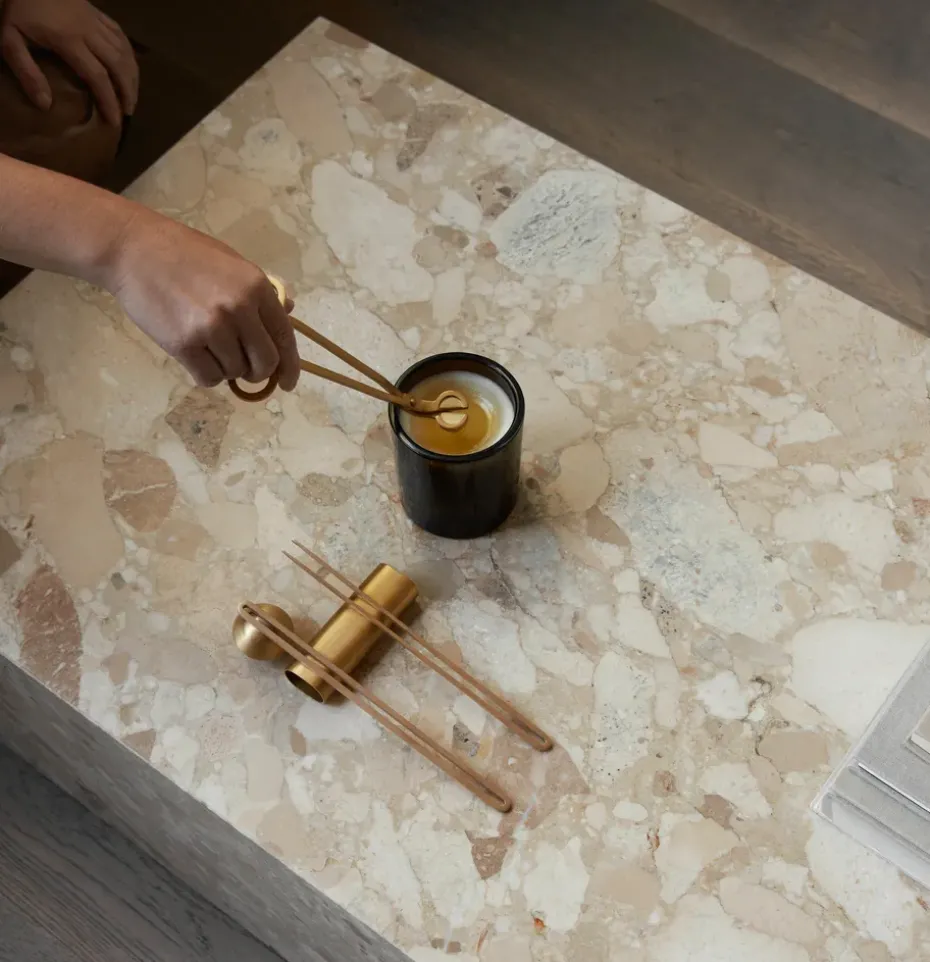 Kit de cuidado para velas Clio 4 piezas, Latón