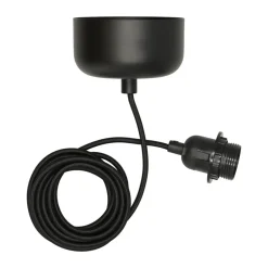 Kit de suspensión de techo incl. cable 250 cm, Negro