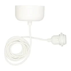 Kit de suspensión de techo incl. cable 250 cm, Blanco