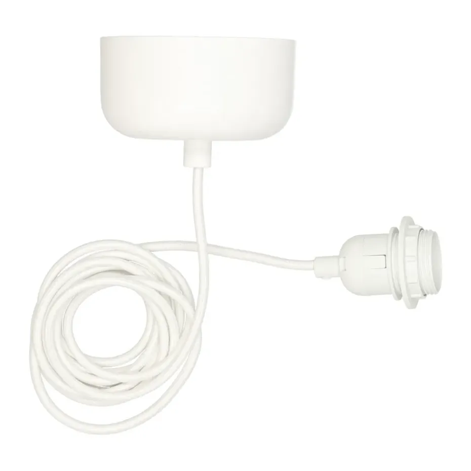 Kit de suspensión de techo incl. cable 250 cm, Blanco
