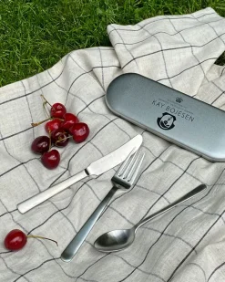 Kit de viaje de cubiertos Cubertería Grand Prix 3 piezas, Matte steel