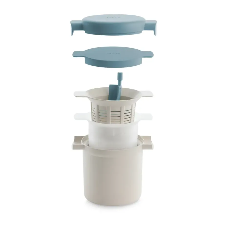 Kit para hacer kéfir y yogur Lékué, Azul