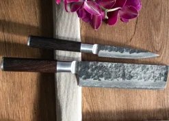 Kuro Nakiri 18 cm con Petty 11 cm, 2 piezas