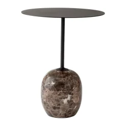 Lato Mesa LN8, Warm black-Emparador marble