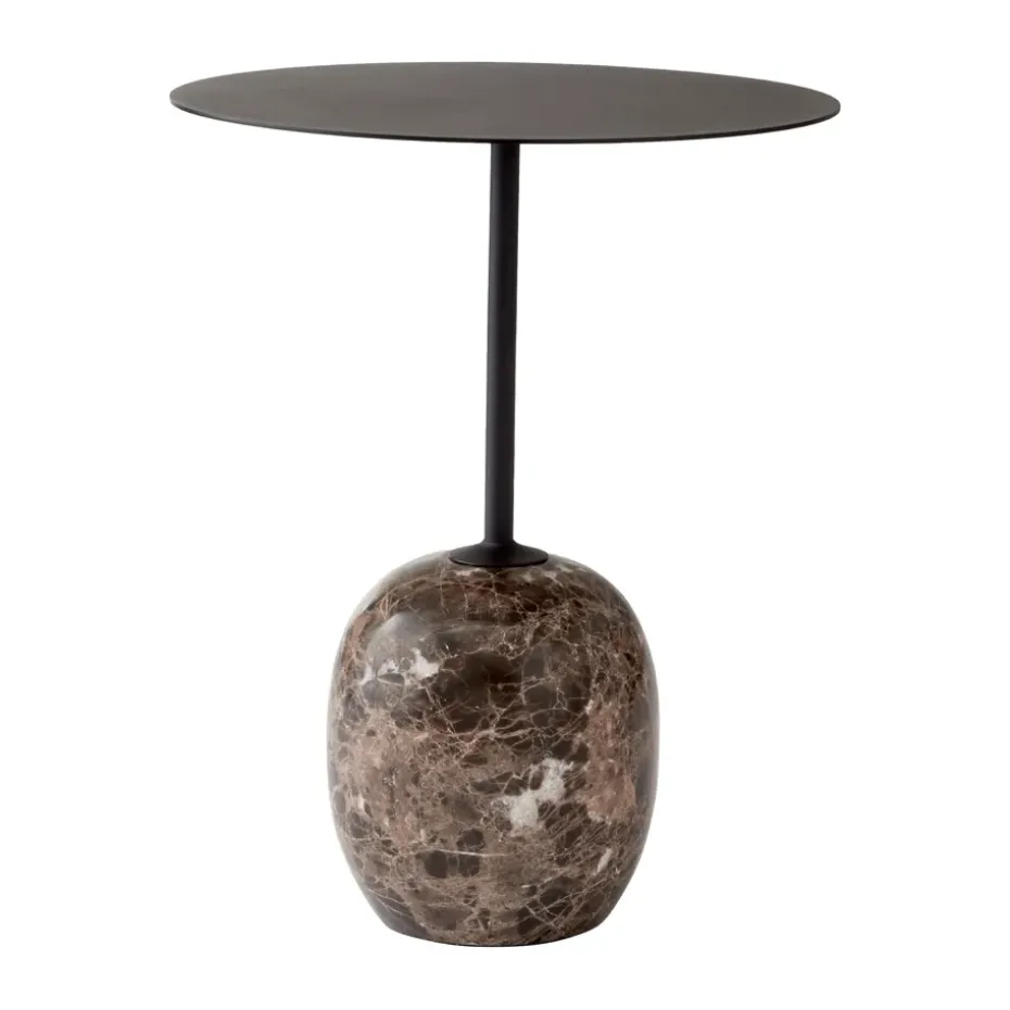 Lato Mesa LN8, Warm black-Emparador marble