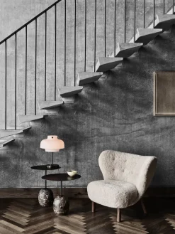 Lato Mesa LN8, Warm black-Emparador marble