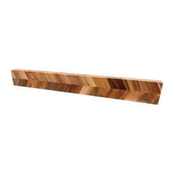 Listón magnético para cuchillos Laguiole by Hâws 40x5x2 cm, Madera de acacia en estilo espiga