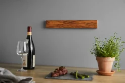 Listón magnético para cuchillos Laguiole by Hâws 40x5x2 cm, Madera de acacia en estilo espiga