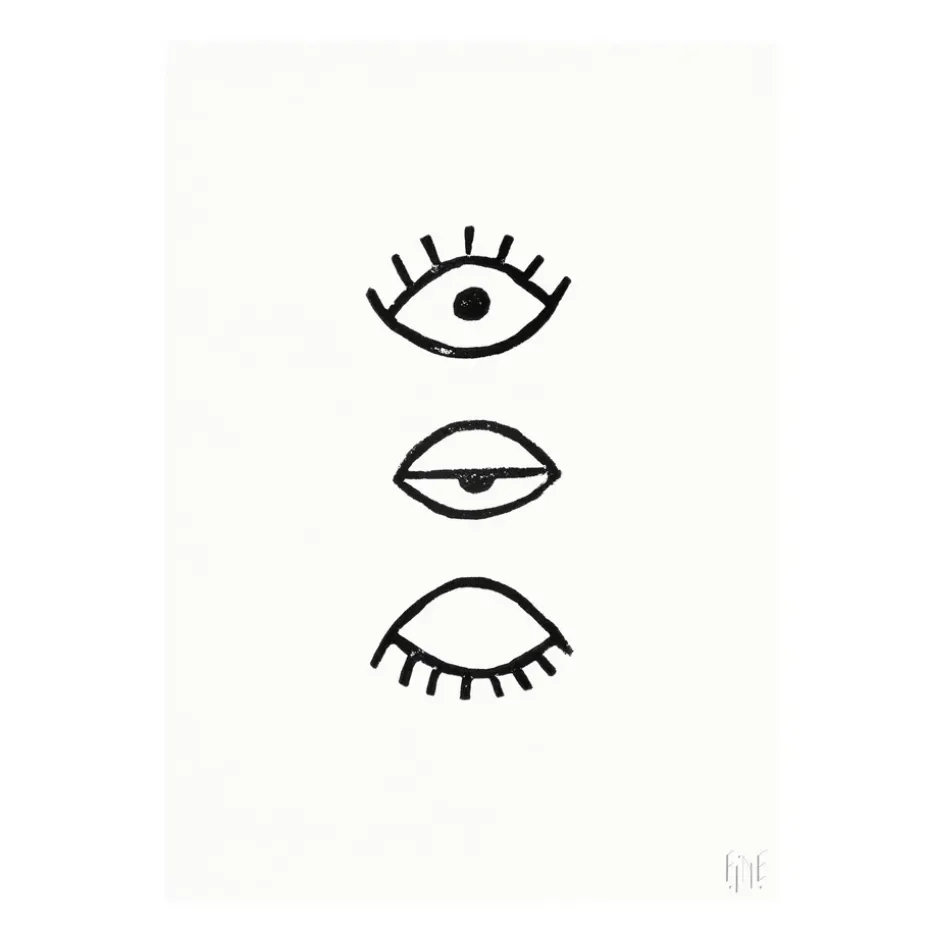 Lámina Eye Eye, 50 x 70 cm