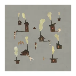 Lámina Sauna, 50x50 cm
