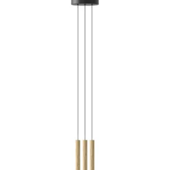 Lámpara 3 Chimes, roble
