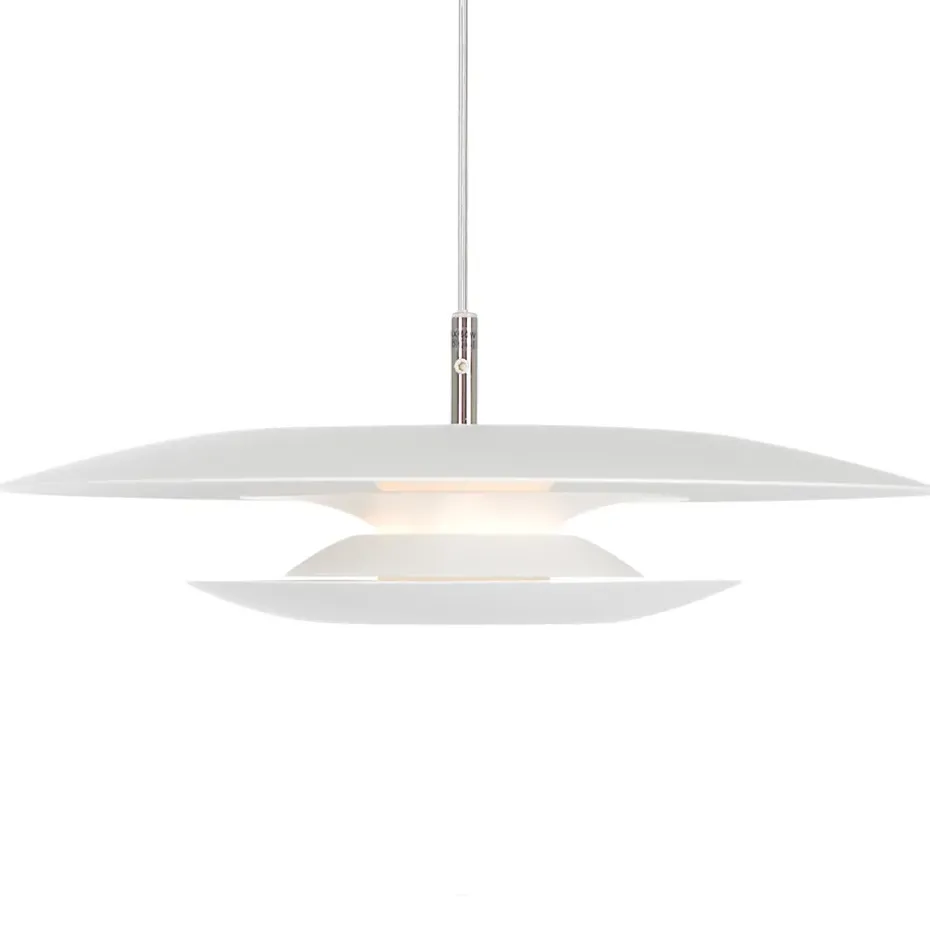 Lámpara colgante Eclipse Ø 43cm, blanco