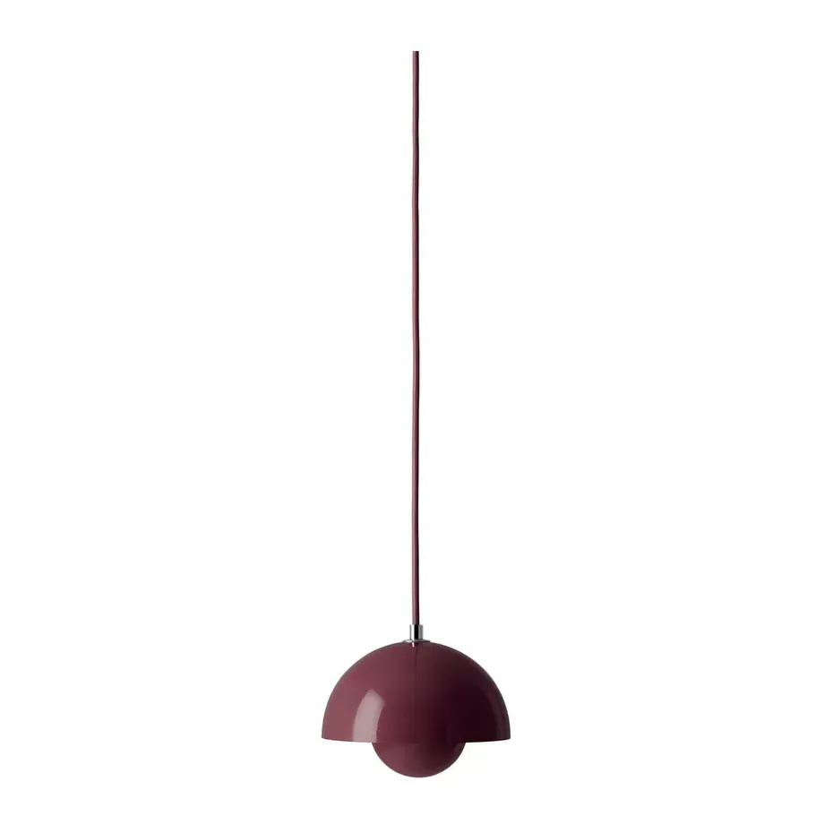 Lámpara colgante Flowerpot VP10, Dark plum